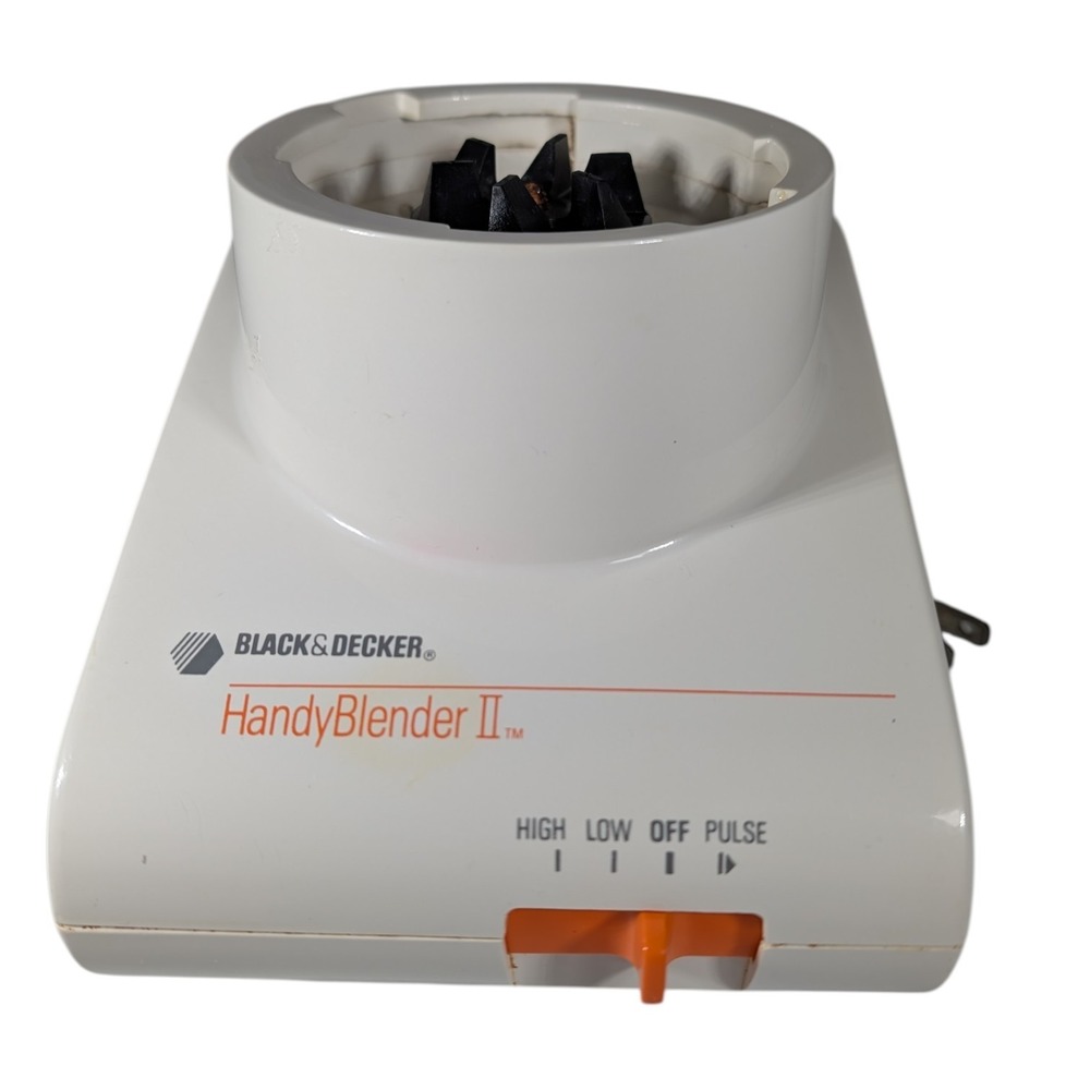 Black+Decker Handy Blender II Countertop Blender Replacement Base Motor Tested